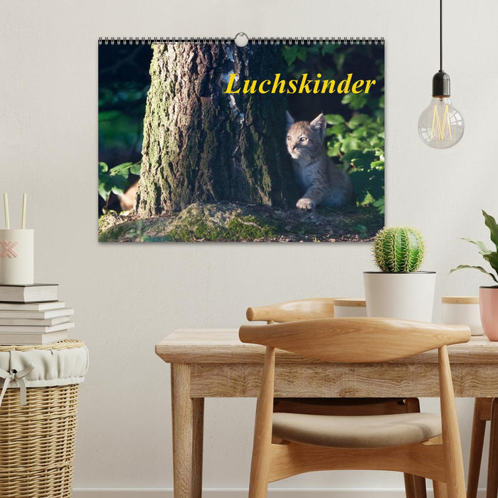 Luchskinder (CALVENDO Wandkalender 2025)