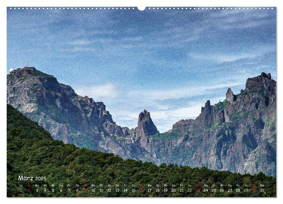 Madeira, die Insel im Atlantik (CALVENDO Premium Wandkalender 2025)