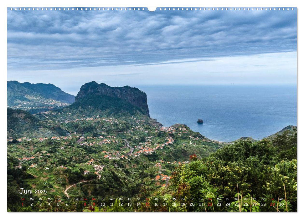 Madeira, die Insel im Atlantik (CALVENDO Premium Wandkalender 2025)