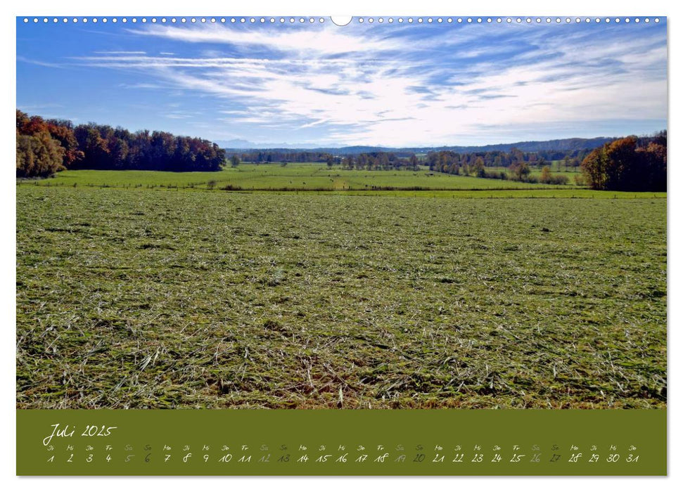 Spaziergang um das Kloster St. Ottilien (CALVENDO Premium Wandkalender 2025)