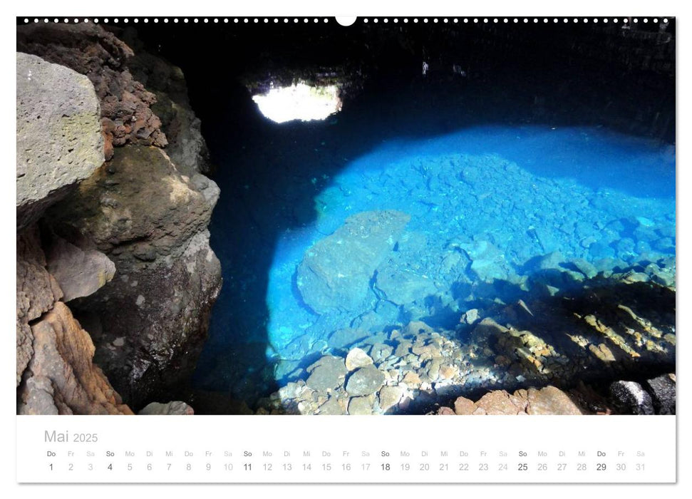 Die unwirkliche Welt von Lanzarote (CALVENDO Wandkalender 2025)