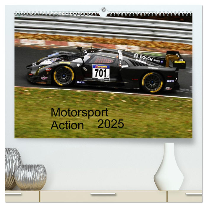 Motorsport Action 2025 (CALVENDO Premium Wandkalender 2025)