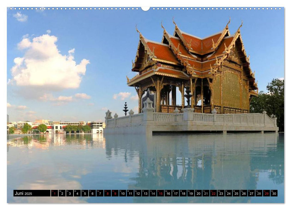 Bangkok: West trifft Fernost (CALVENDO Premium Wandkalender 2025)