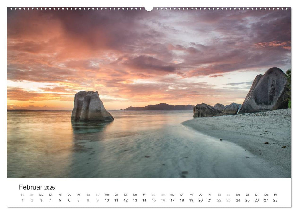 Seychellen - Willkommen im Paradies (CALVENDO Wandkalender 2025)