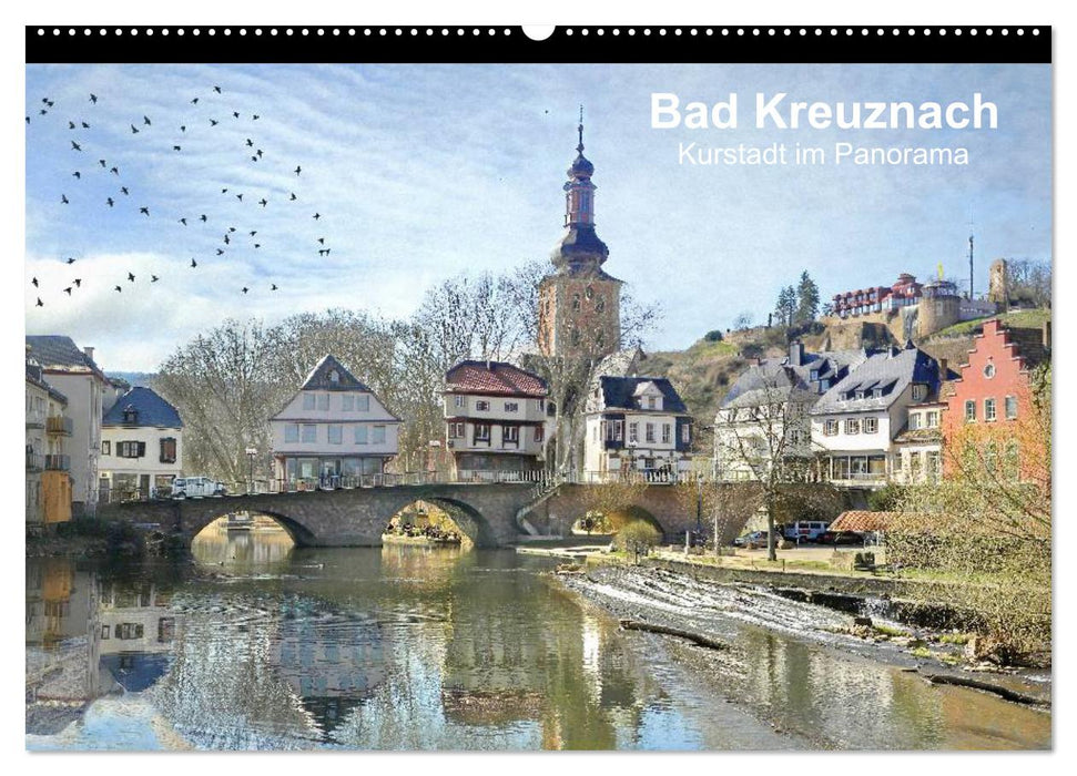 Bad Kreuznach - Kurstadt im Panorama (CALVENDO Wandkalender 2025)