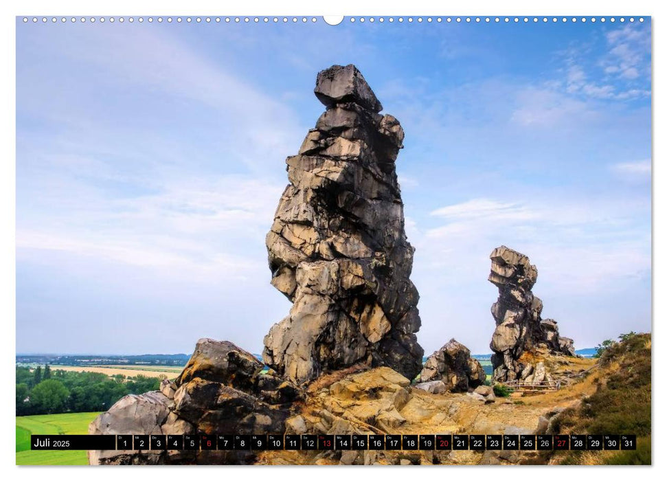 Der Harz - Schönstes Mittelgebirge Deutschlands (CALVENDO Premium Wandkalender 2025)