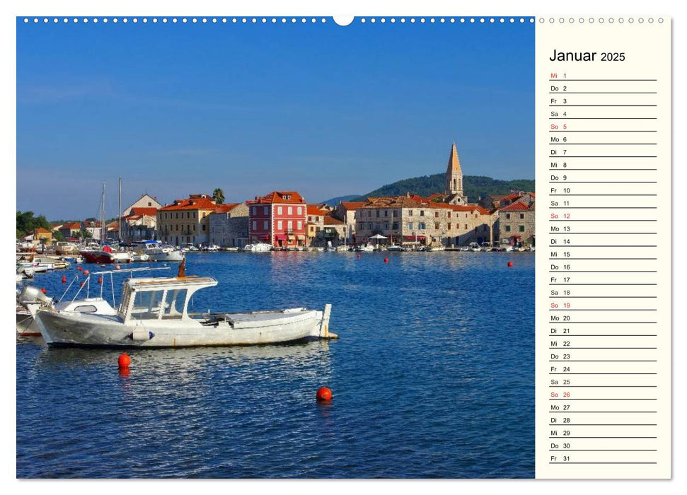 Hvar - Die Sonneninsel Kroatiens (CALVENDO Premium Wandkalender 2025)