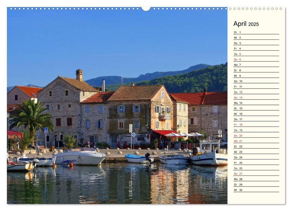 Hvar - Die Sonneninsel Kroatiens (CALVENDO Premium Wandkalender 2025)