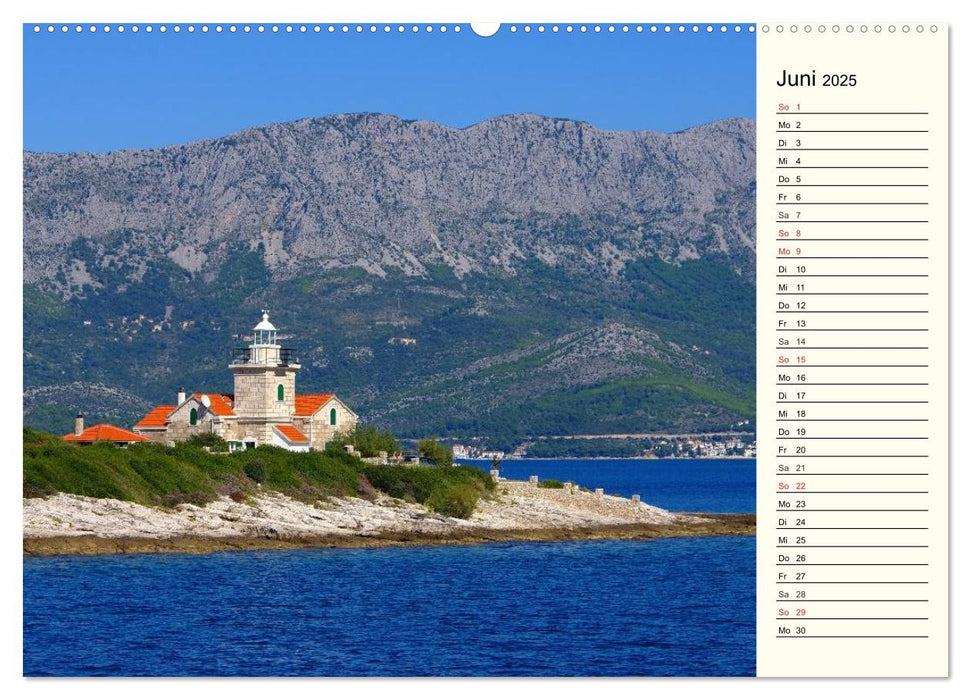 Hvar - Die Sonneninsel Kroatiens (CALVENDO Premium Wandkalender 2025)