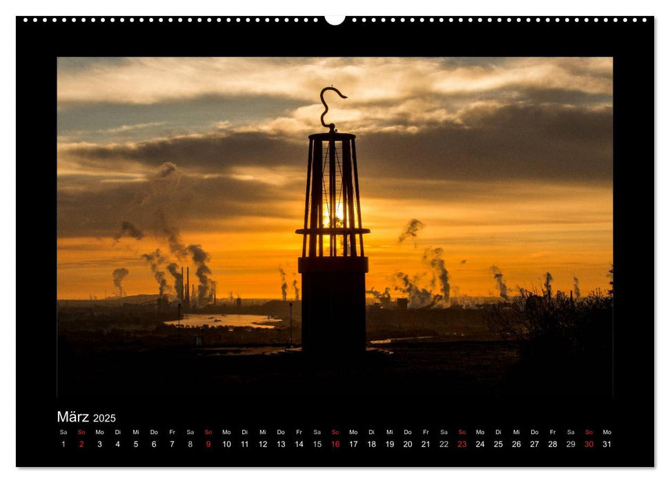 Berge und Täler im Ruhrgebiet (CALVENDO Wandkalender 2025)