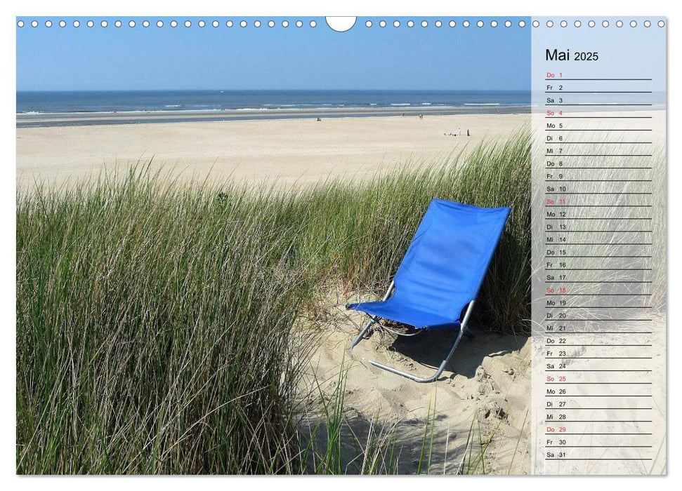 Nordseeträumereien mit Planerfunktion (CALVENDO Wandkalender 2025)