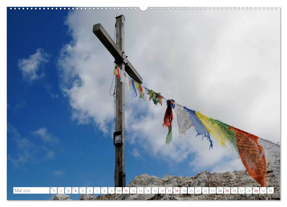 Gipfelkreuze und Wegkreuze in den Südtiroler Bergen (CALVENDO Premium Wandkalender 2025)