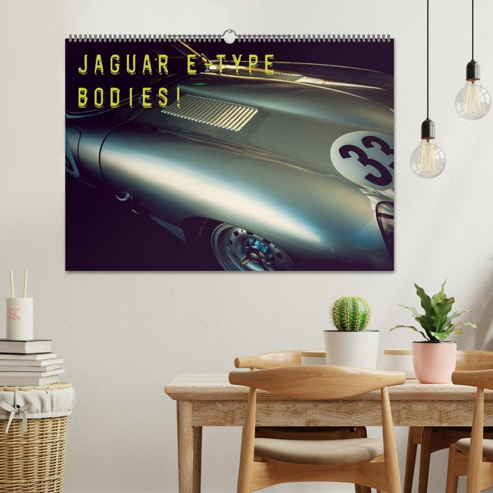 Jaguar E-Type - Bodies (CALVENDO Wandkalender 2025)