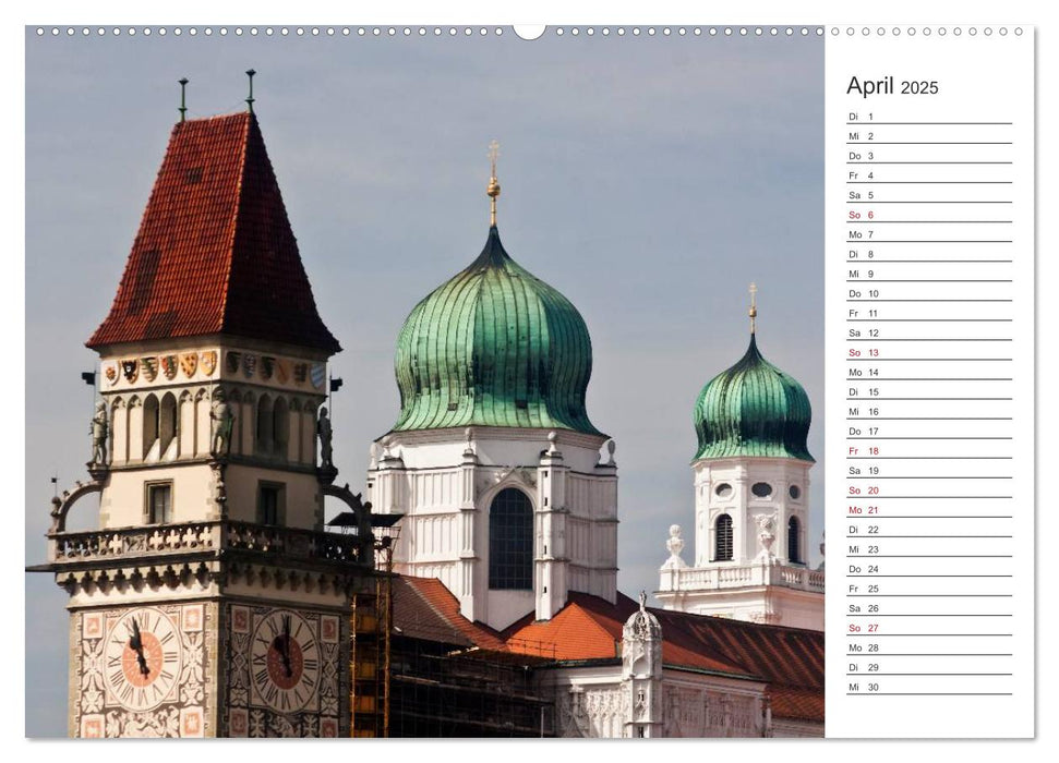 Pittoreskes Passau (CALVENDO Premium Wandkalender 2025)