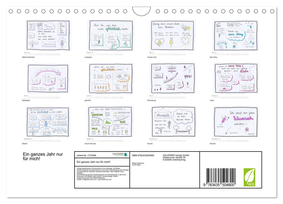 Ein ganzes Jahr nur für mich! (CALVENDO Wandkalender 2025)