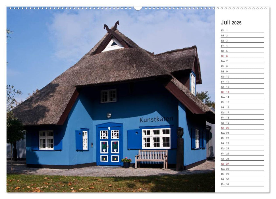 Künstlerparadies Ahrenshoop (CALVENDO Premium Wandkalender 2025)