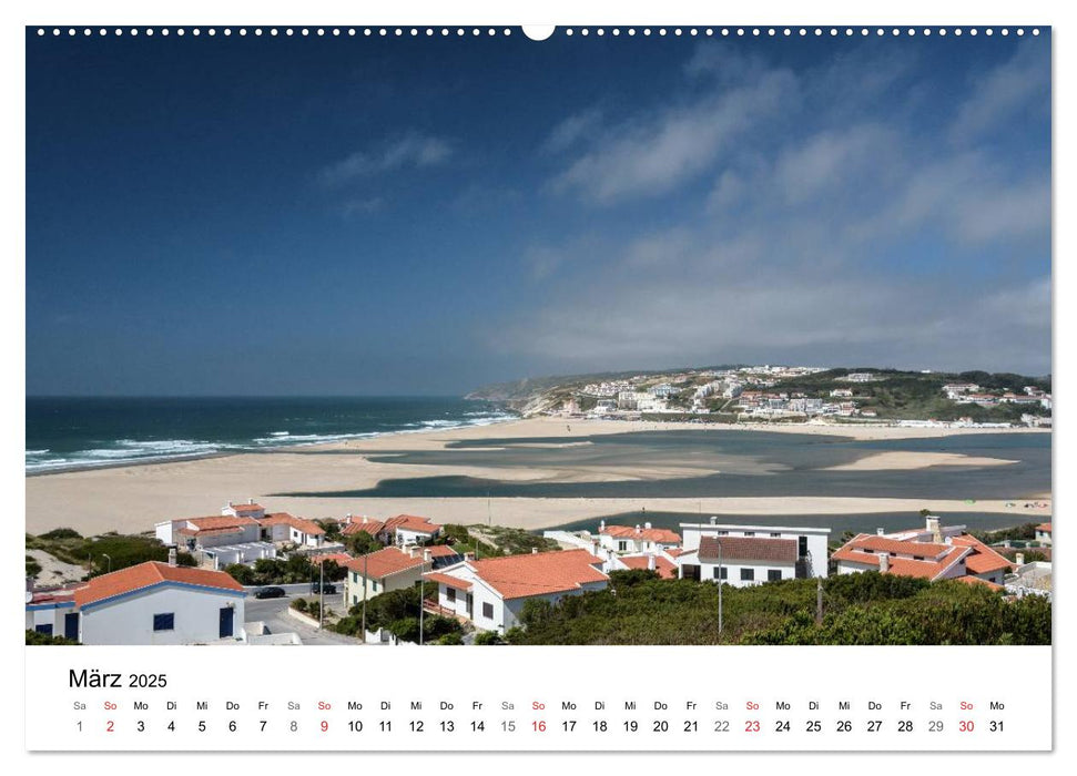 Foto-Momente Portugal - Felsen, Sand und Meer (CALVENDO Premium Wandkalender 2025)