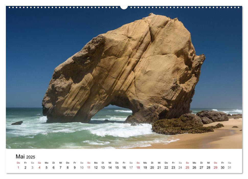 Foto-Momente Portugal - Felsen, Sand und Meer (CALVENDO Premium Wandkalender 2025)