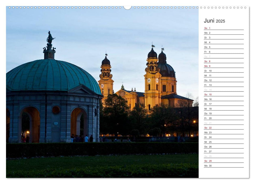 München - Die Schöne (CALVENDO Premium Wandkalender 2025)