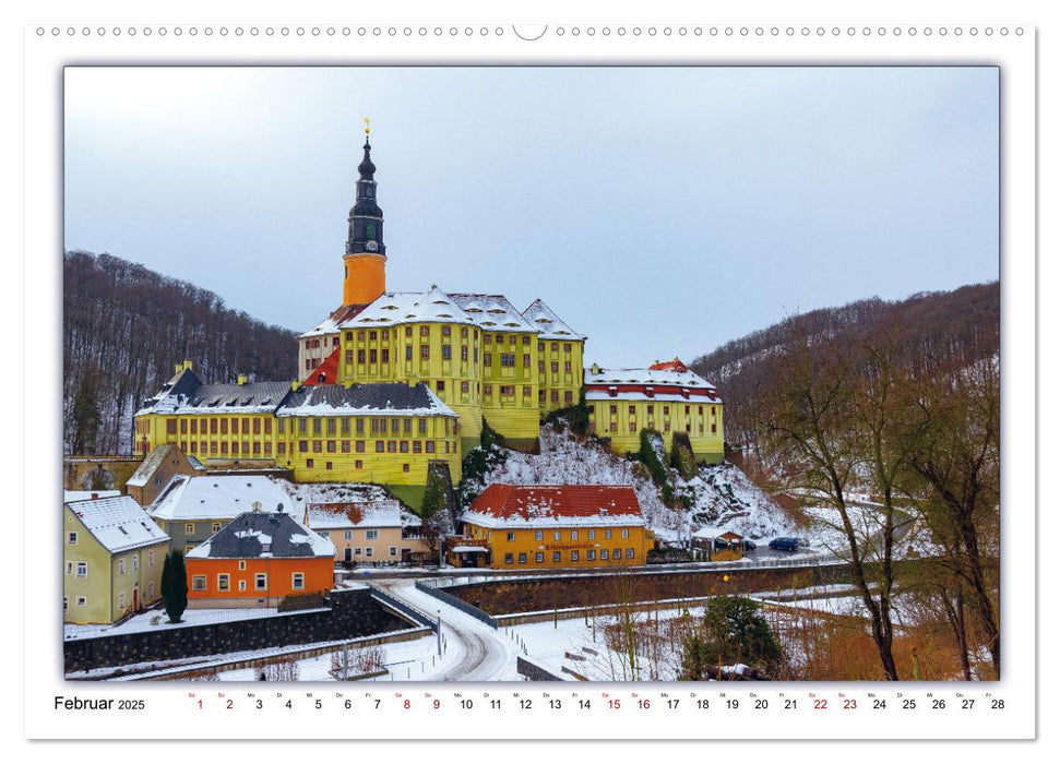 Kennst du Sachsen? (CALVENDO Premium Wandkalender 2025)