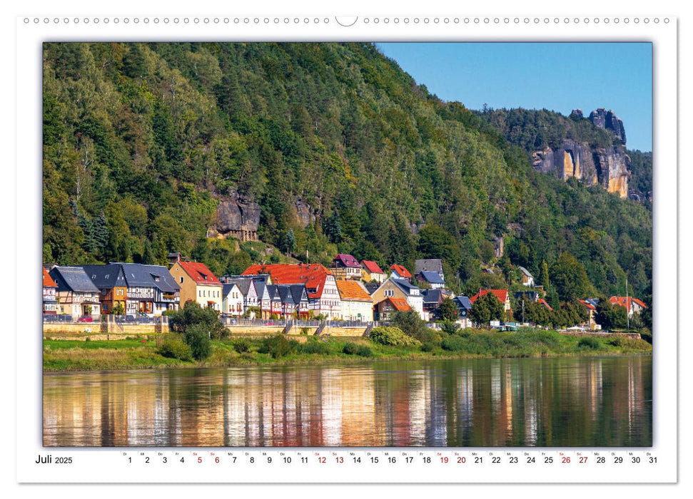 Kennst du Sachsen? (CALVENDO Premium Wandkalender 2025)