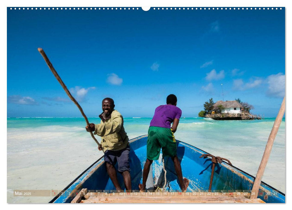 Sansibar - Impressionen von Rolf Dietz (CALVENDO Wandkalender 2025)