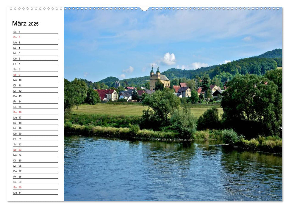 Tschechien - Die Burg Strekov (CALVENDO Premium Wandkalender 2025)