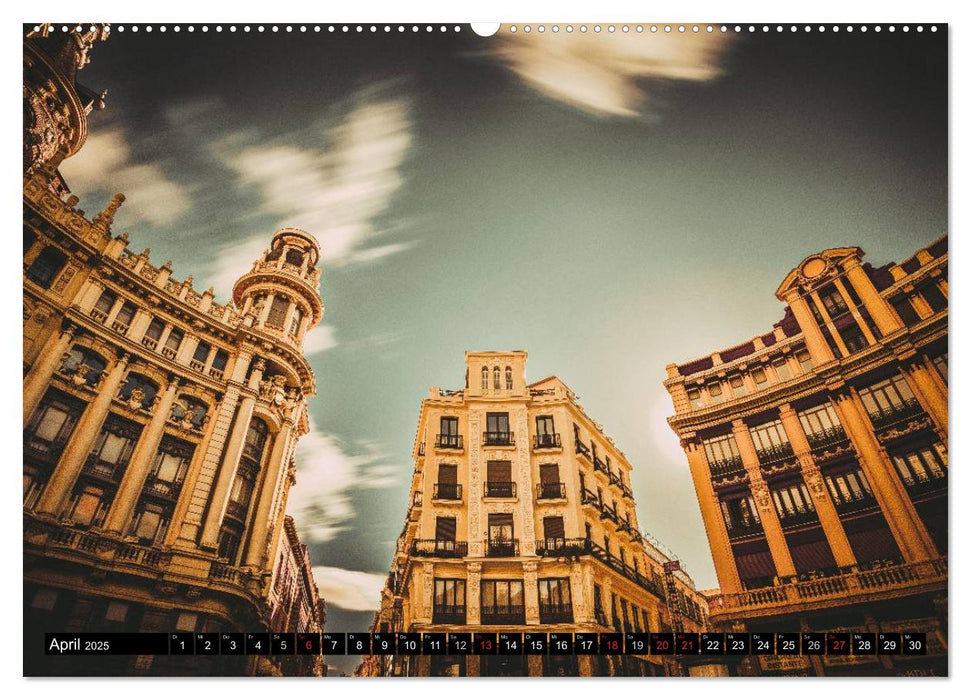 Hauptstadt Madrid (CALVENDO Premium Wandkalender 2025)