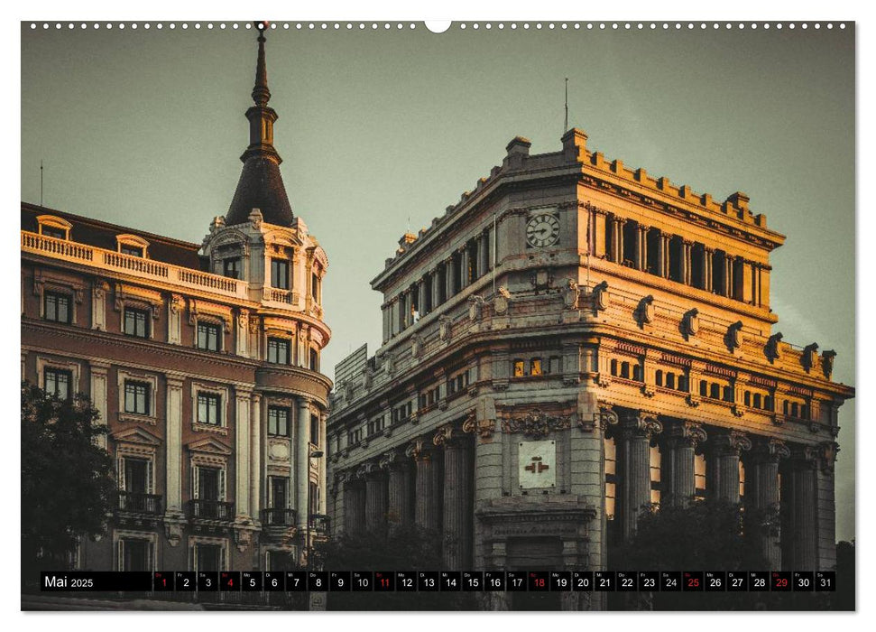 Hauptstadt Madrid (CALVENDO Premium Wandkalender 2025)