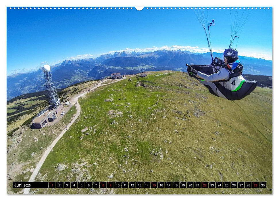 Paragliding - die Faszination des Fliegens (CALVENDO Wandkalender 2025)