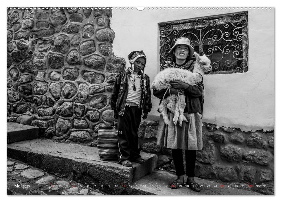 Menschen aus Peru und Bolivien (CALVENDO Premium Wandkalender 2025)