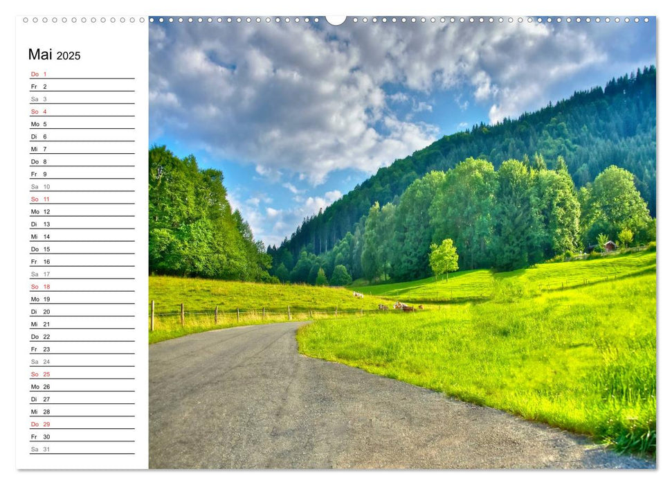 Natur am Tegernsee (CALVENDO Premium Wandkalender 2025)