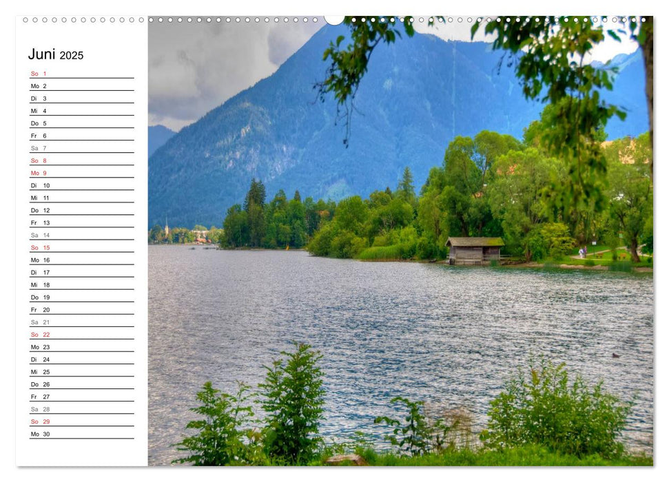 Natur am Tegernsee (CALVENDO Premium Wandkalender 2025)