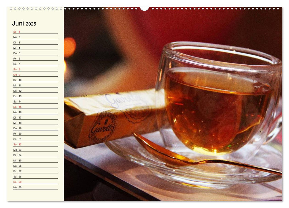 Es ist Zeit für Tee. Impressionen (CALVENDO Wandkalender 2025)