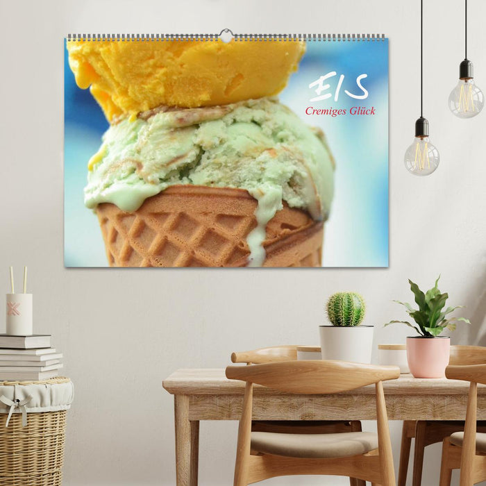 Eis. Cremiges Glück (CALVENDO Wandkalender 2025)