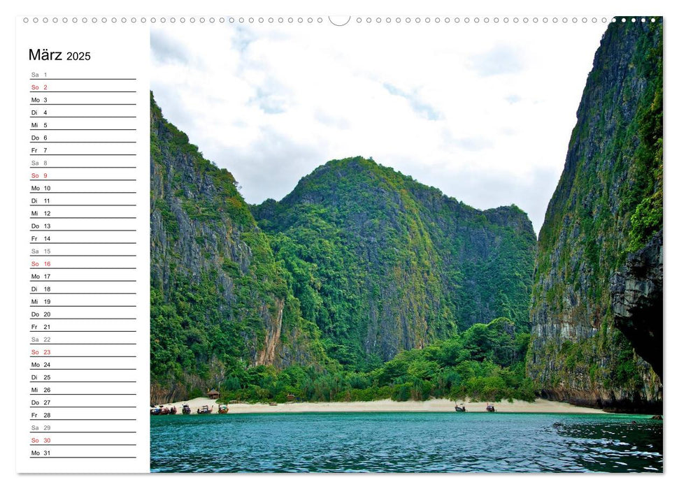 Thailand Sonne und Strand (CALVENDO Wandkalender 2025)