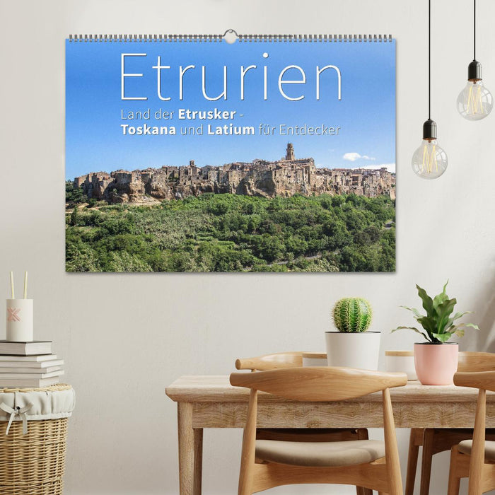 Etrurien: Land der Etrusker - Toskana und Latium für Entdecker (CALVENDO Wandkalender 2025)