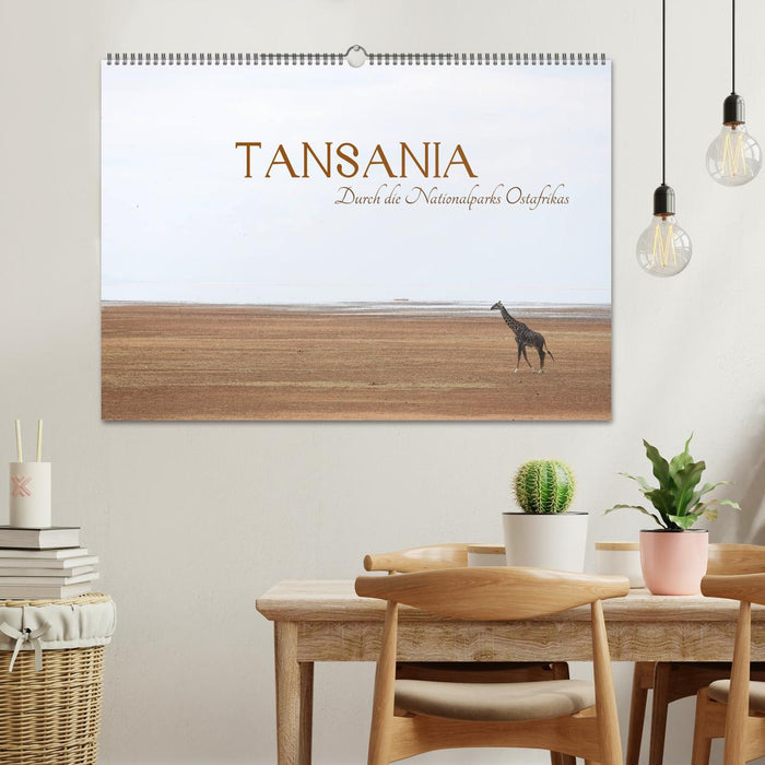 Tansania - Durch die Nationalparks Ostafrikas (CALVENDO Wandkalender 2025)