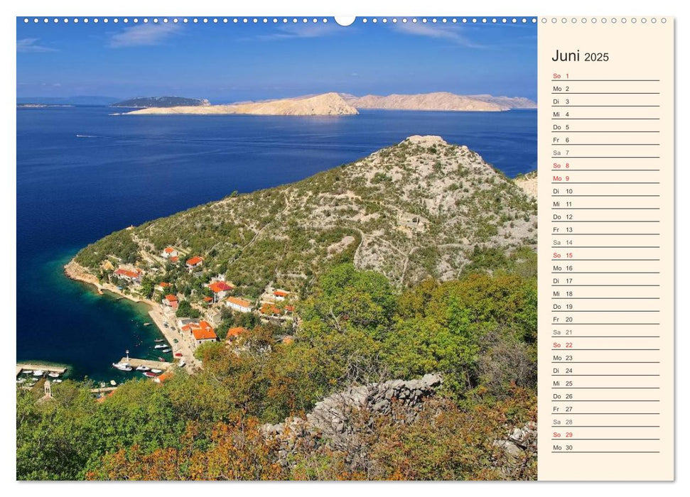 Kvarner Golf - Kroatien (CALVENDO Wandkalender 2025)