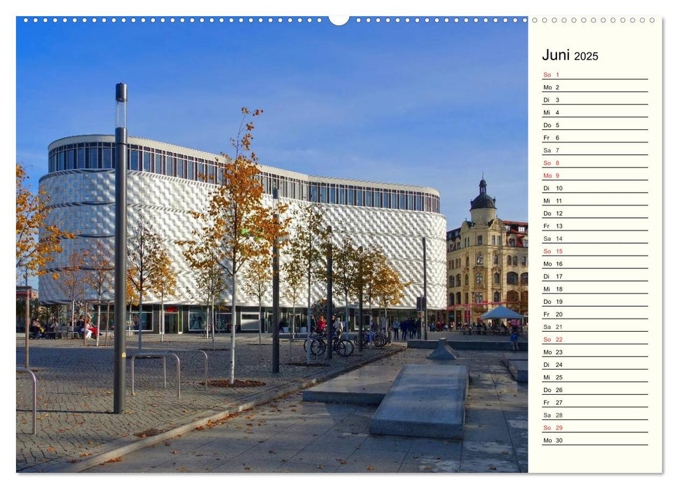 Reise durch Leipzig (CALVENDO Premium Wandkalender 2025)