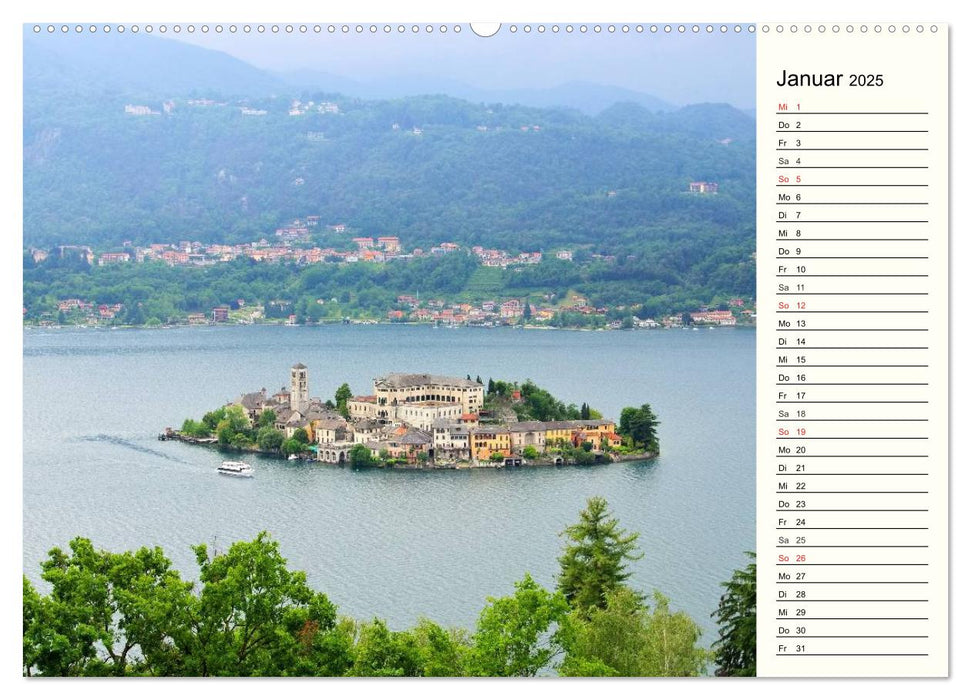 Piemont (CALVENDO Premium Wandkalender 2025)