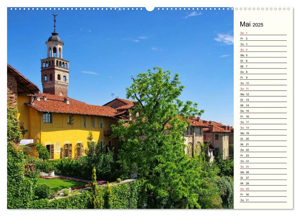 Piemont (CALVENDO Premium Wandkalender 2025)