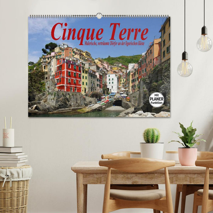 Cinque Terre - Malerische, verträumte Dörfer an der ligurischen Küste (CALVENDO Wandkalender 2025)