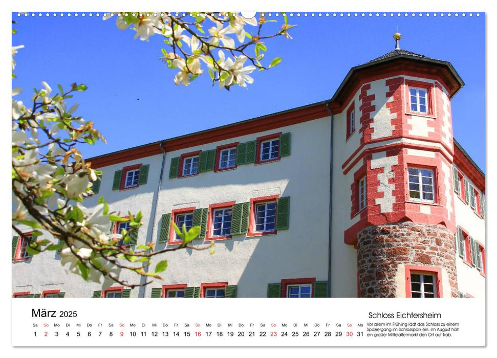 Deutschlands Burgen - Von der Burg zum Schloss (CALVENDO Premium Wandkalender 2025)