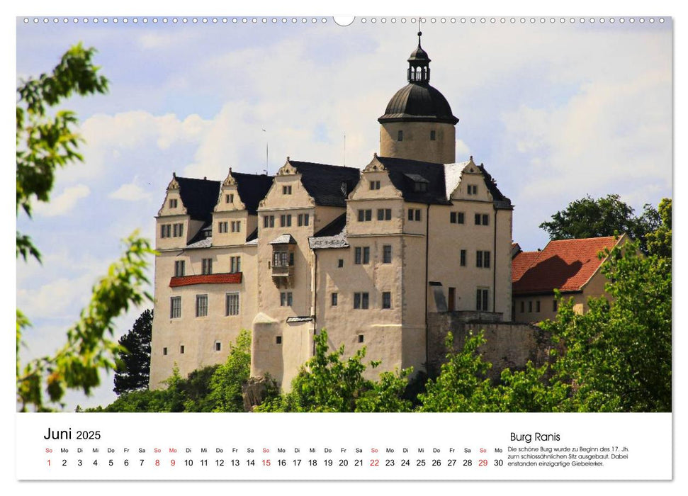 Deutschlands Burgen - Von der Burg zum Schloss (CALVENDO Premium Wandkalender 2025)