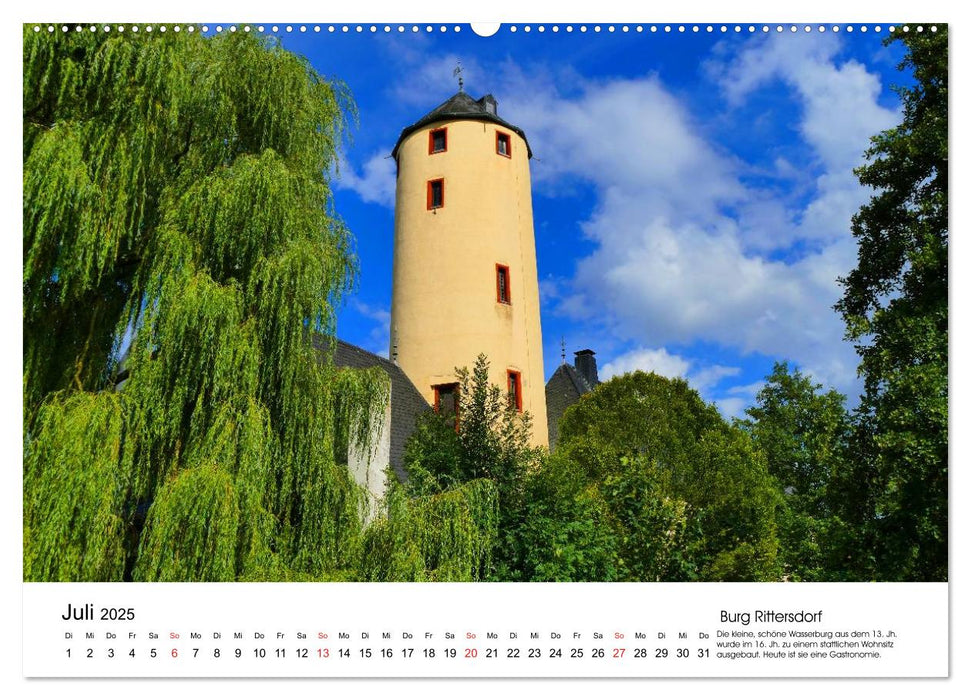 Deutschlands Burgen - Von der Burg zum Schloss (CALVENDO Premium Wandkalender 2025)