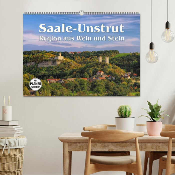 Saale-Unstrut - Region aus Wein und Stein (CALVENDO Wandkalender 2025)