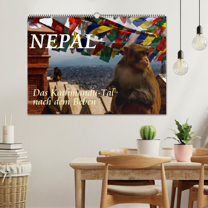 Nepal-Das Kathmandu-Tal nach dem Beben (CALVENDO Wandkalender 2025)