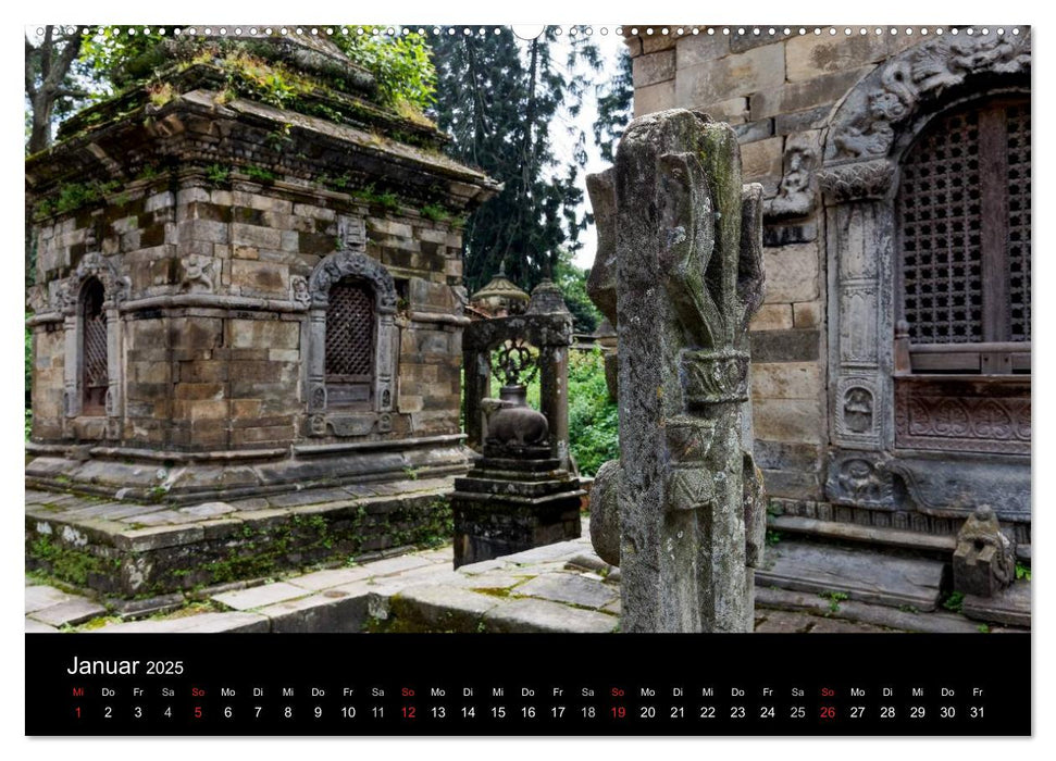 Nepal-Das Kathmandu-Tal nach dem Beben (CALVENDO Wandkalender 2025)