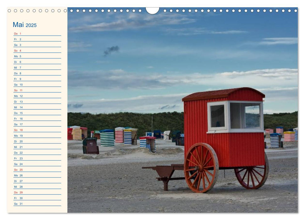 Urlaub auf Borkum (CALVENDO Wandkalender 2025)